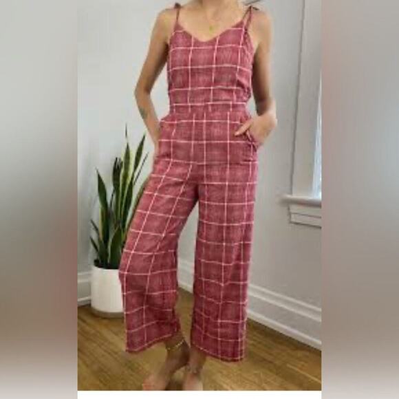 MADEWELL BIOPIC CROP JUMPSUIT SIZE S - Picture 1 of 7